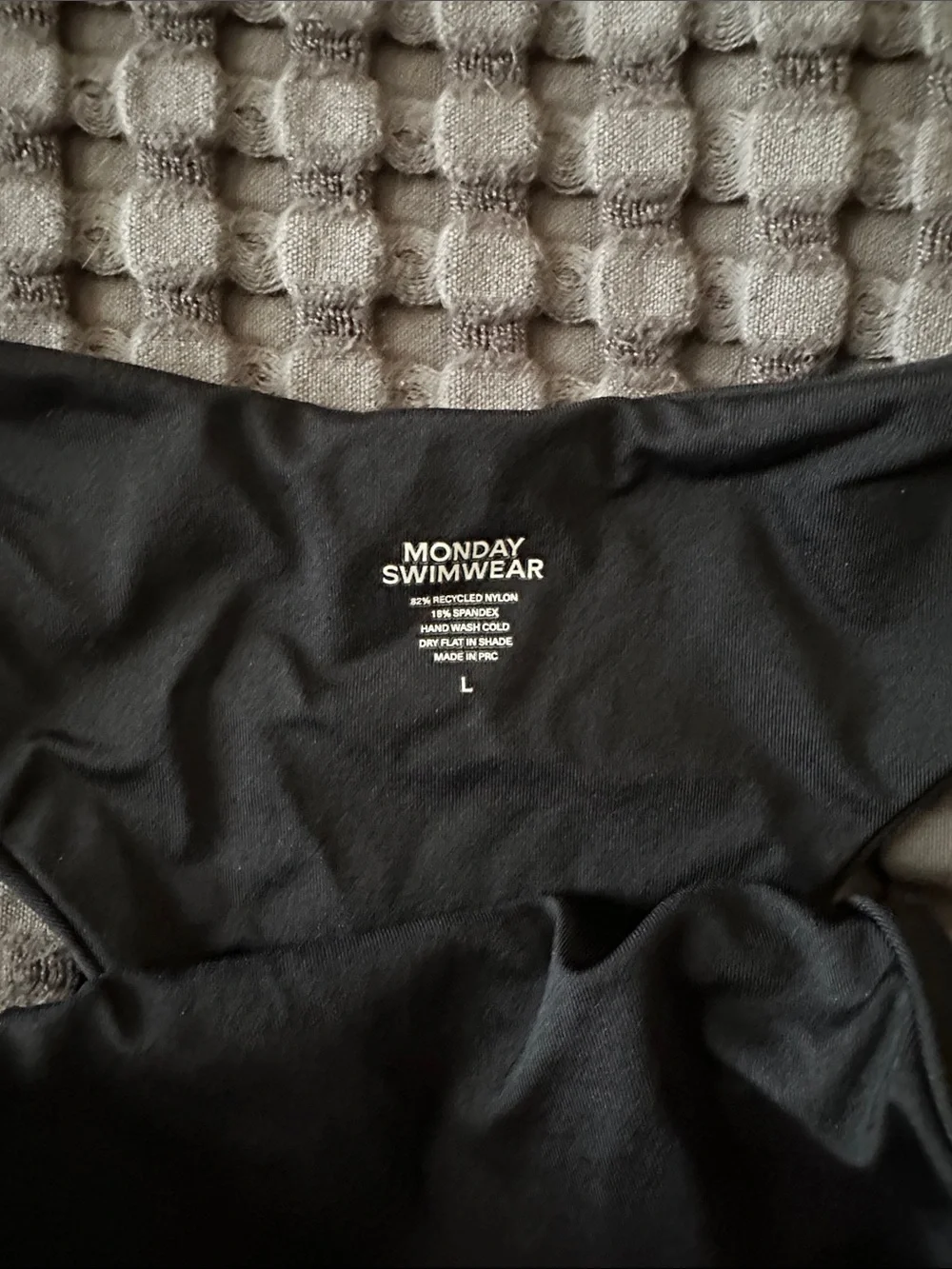 Monday Swimwear Black Underwire Bikini Set